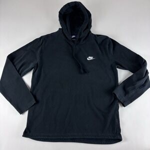 Nike Sportswear Lightweight Pullover Hooded Shirt Large Black Runs‎ Small